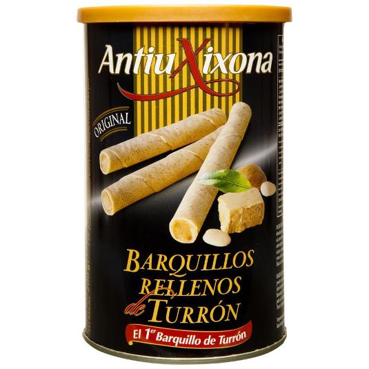 BARQUILLOS RELL.CREMA TURRON ANTIU XIXONA BOTE 200 GR