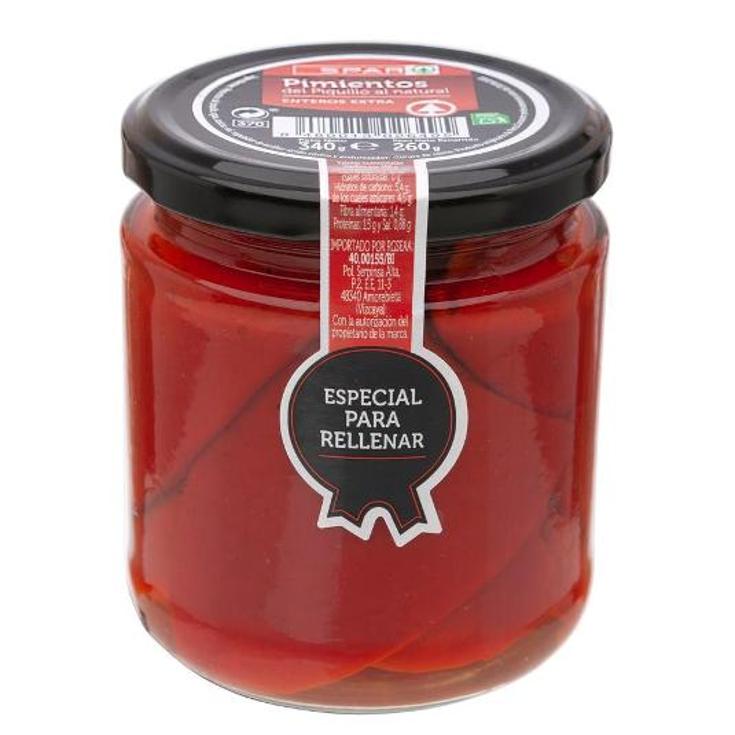 PIMIENTO PIQUILLO ENTERO SPAR FRASCO 260 GR