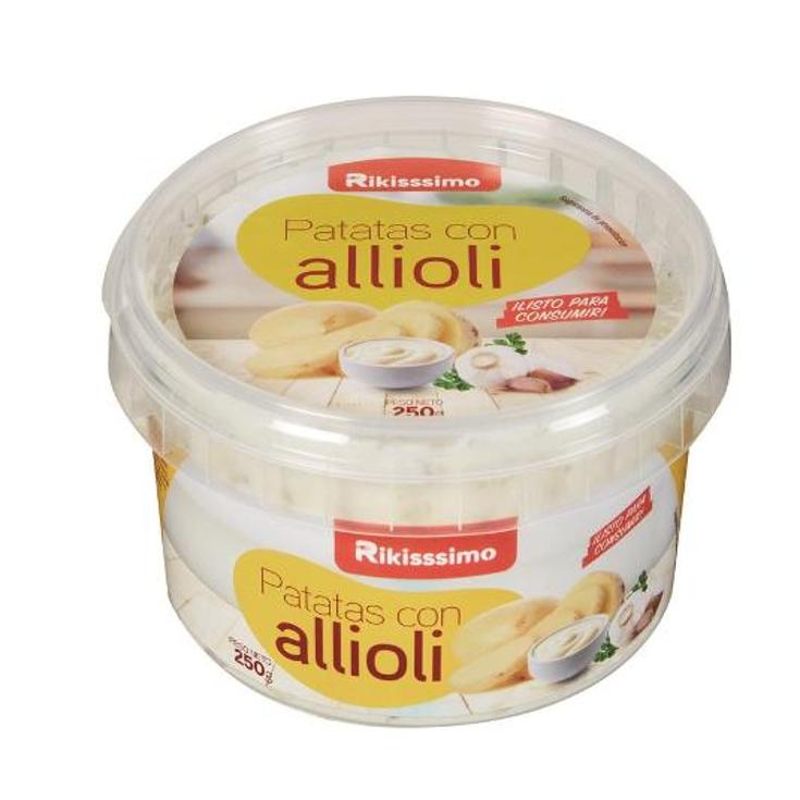 PATATAS CON ALIOLI ENSAL.RIKISS UNIDAD 250 GR