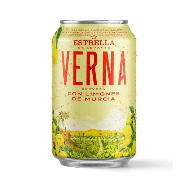 CERVEZA VERNA LIMÓN 3,2º ESTR.LEVANTE LATA 33 CL