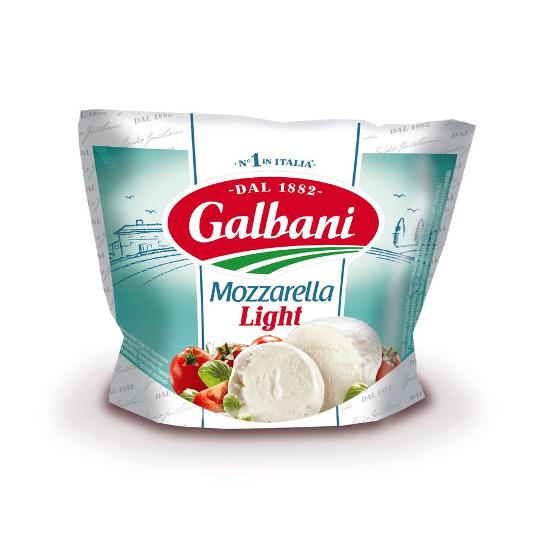 QUESO MOZZARELLA LIGHT GALVANI UNIDAD 125 GR