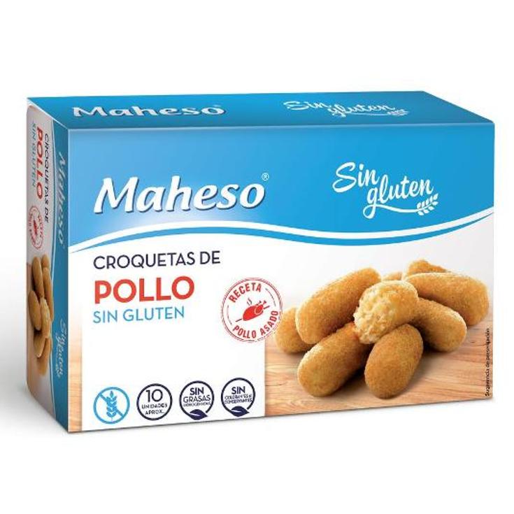 CROQUETAS POLLO SIN GLUTEN MAHESO ESTUCH 300 GR