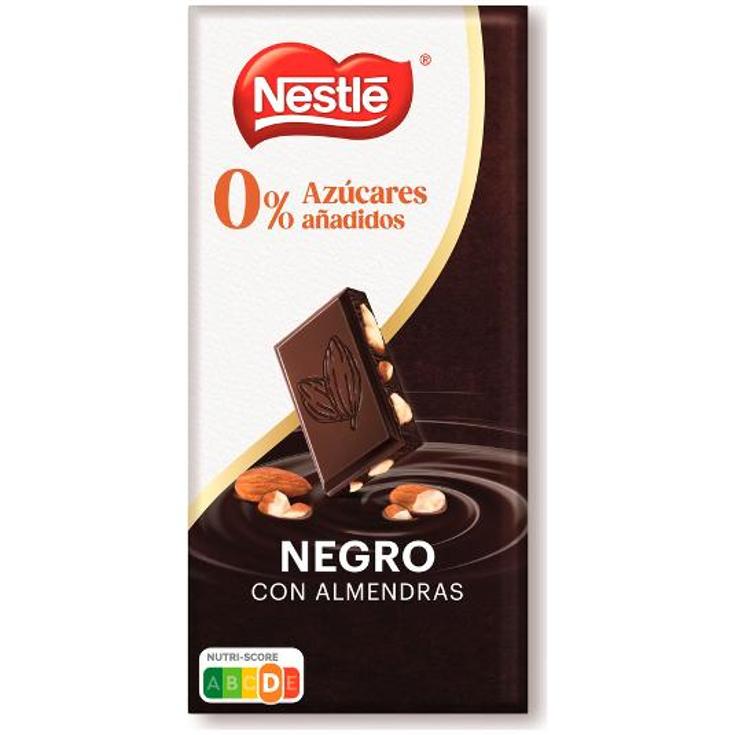 CHOCOLATE NEGRO S/AZUCAR+ALMEND NESTLE PTLLA 115 GR