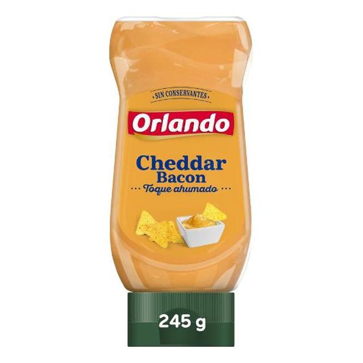 SALSA CHEDDAR BACON ORLANDO BOTE 245 GR