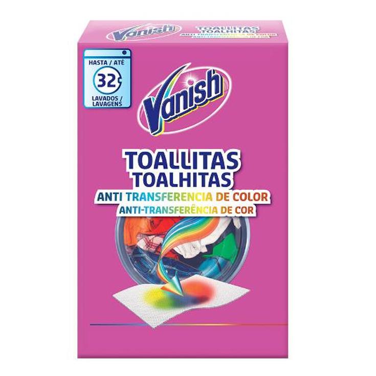 TOALLITAS ANTI DECOLOR.GOLD 32 VANISH CAJA 32 UD