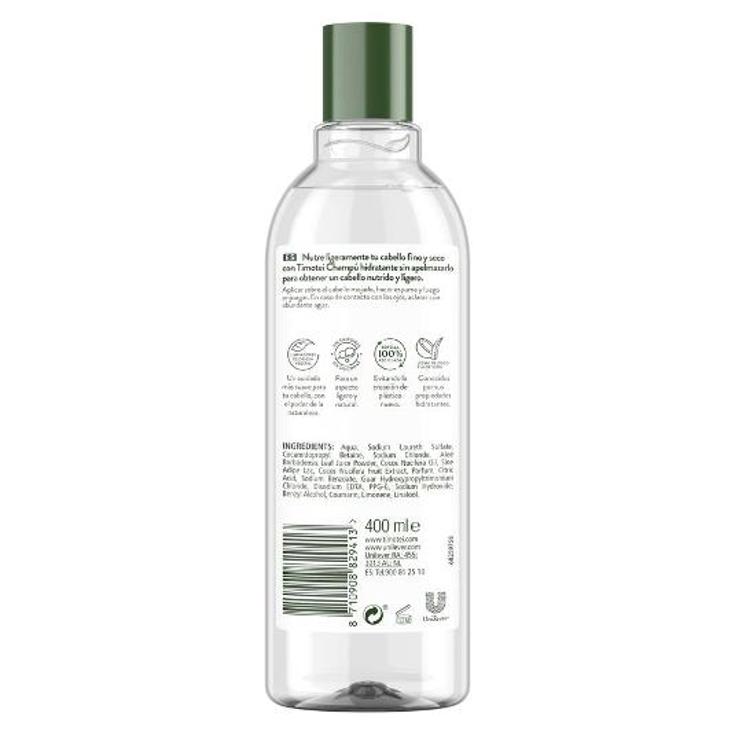 CHAMPU SUAVIZANTE ANTICASPA TIMOTEI BTLLA 300 ML