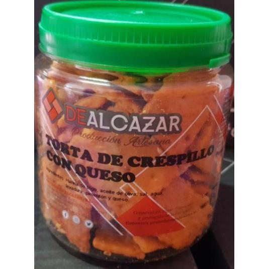 TORTA DE CRESPILLO CON QUESO ALCAZAR BOTE 180 GR