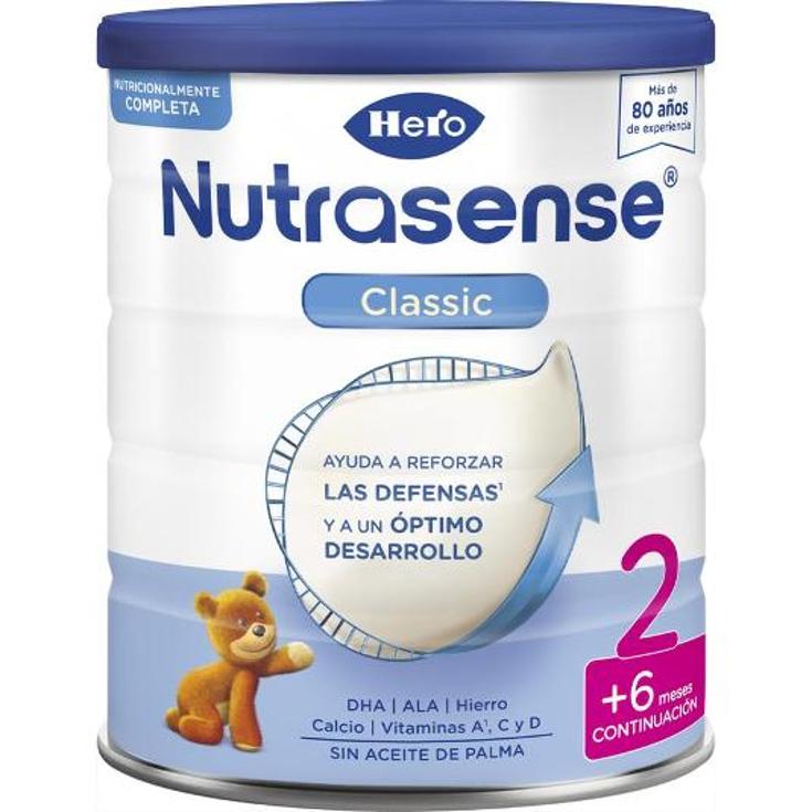 LECHE CLASSIC NUTRASENSE Nº2 HERO BOTE 800 GR