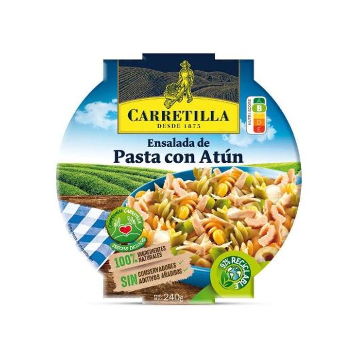 ENSALADA DE PASTA CON ATUN CARRETILLA BNDEJA 240 GR