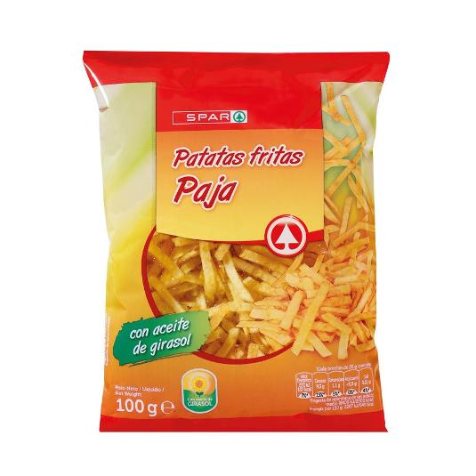 PATATAS FRITAS PAJA SPAR BOLSA 100 GR