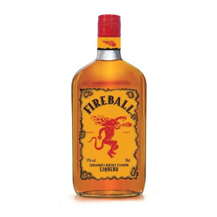 LICOR DE WHISKY CON CANELA 33º FIREBALL BTLLA 70 CL