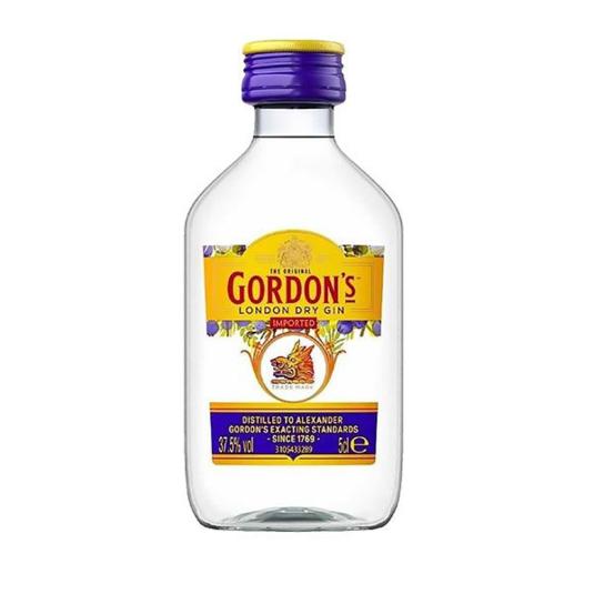GINEBRA 37,5º MINI GORDONS BTLLA 5 CL