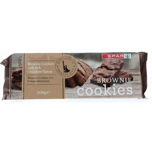 BROWNIE COOKIES SPAR PACK 200 GR