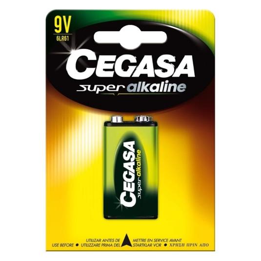 PILAS SUPERALCALINAS B.6LR61 9V CEGASA BLIST 1 UD
