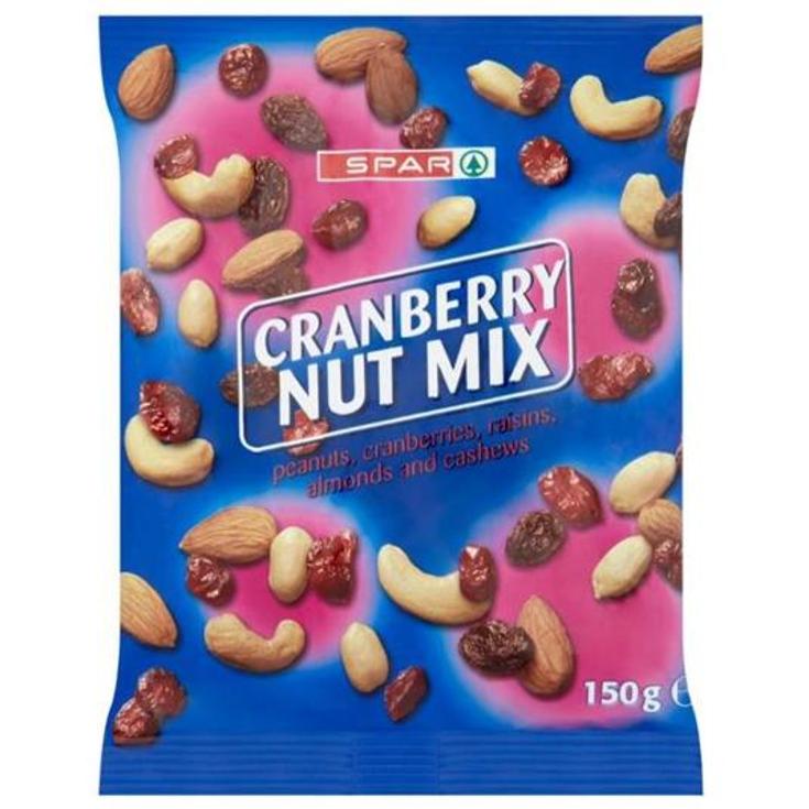 NUT MIX CRANBERRY ARANDANO SPAR BOLSA 150 GR