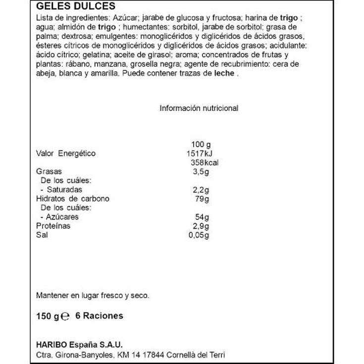 GOLOSINAS FAVORITOS RED MIX HARIBO BOLSA 150 GR