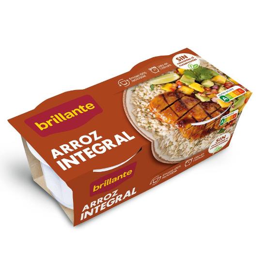 ARROZ COCIDO INTEGRAL 2X125 GR BRILLANTE PACK 250 GR