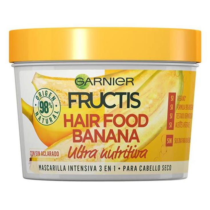 MASCARILLA HAIR FOOD BANANA FRUCTIS BOTE 390 ML