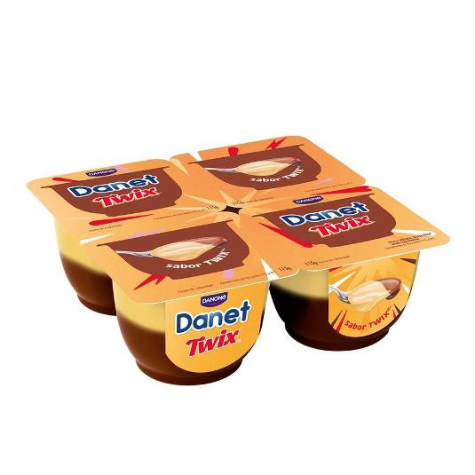 NATILLAS TWIX X4 DANET PACK 460 GR