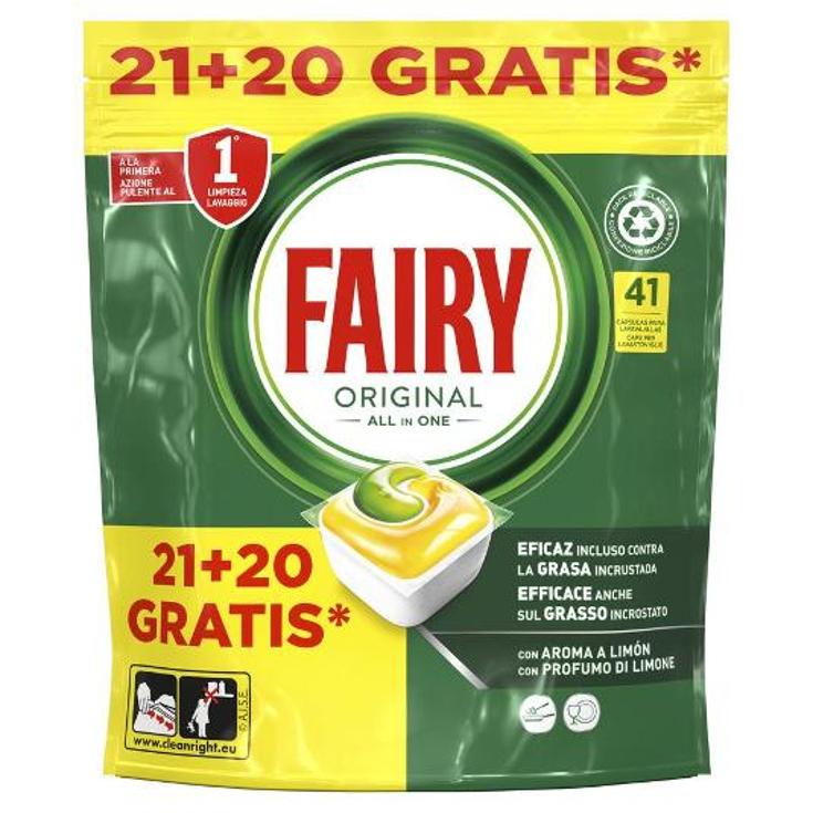 DETERG.LAVAV.T.EN 1 21+20 FAIRY BOLSA 41 LA