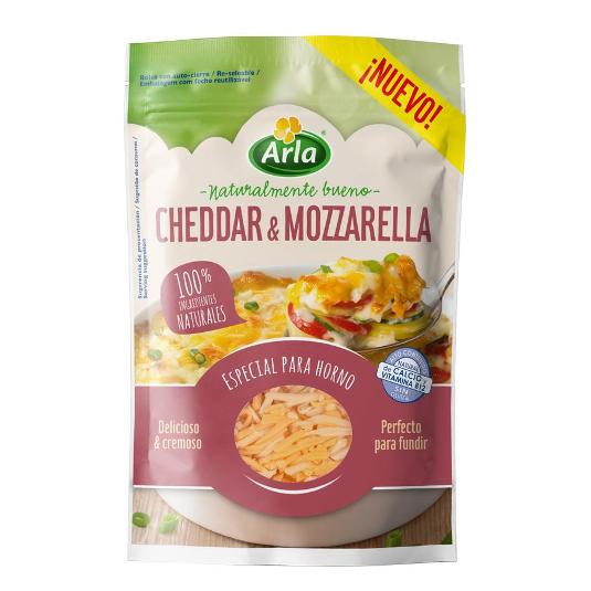 QUESO RALLADO MOZARELLA CHEEDAR FINELLO BOLSA 150 GR