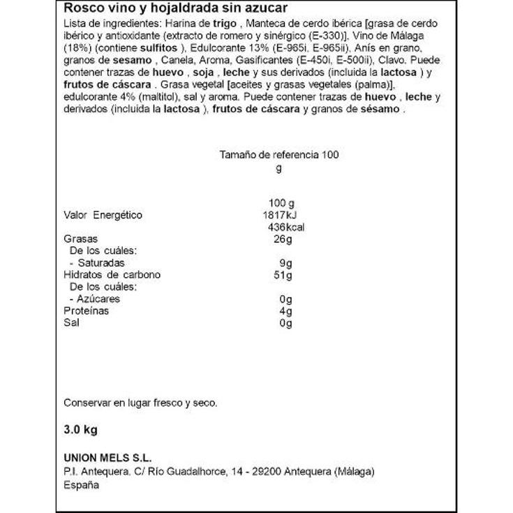MANTECADO SESAMO MALTITOL S.MELERO