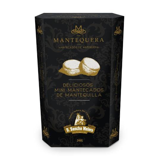 MINI MANTECADO MANTEQUILLA FLOR ANTEQUE BOLSA 240 GR