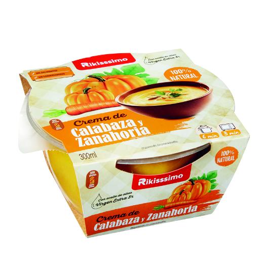 CREMA CALABAZA ZANAHORIA RIKISSSIMO TRRNA 300 ML