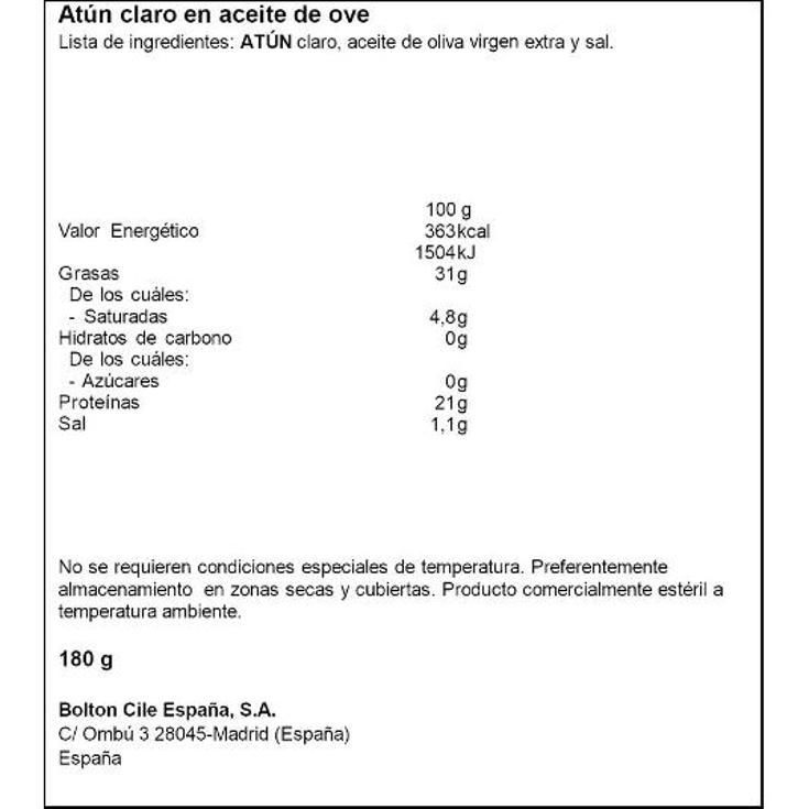 FILETE ATUN CLARO AC.OLIVA VIRG CUCA TARRO 117 GR