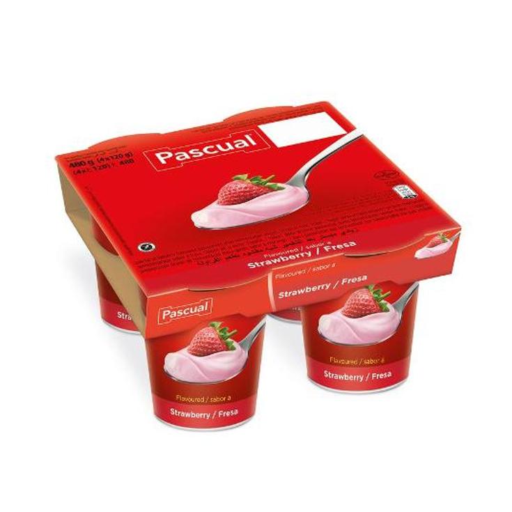 YOGUR FRESA PASCUAL PACK 4 UD