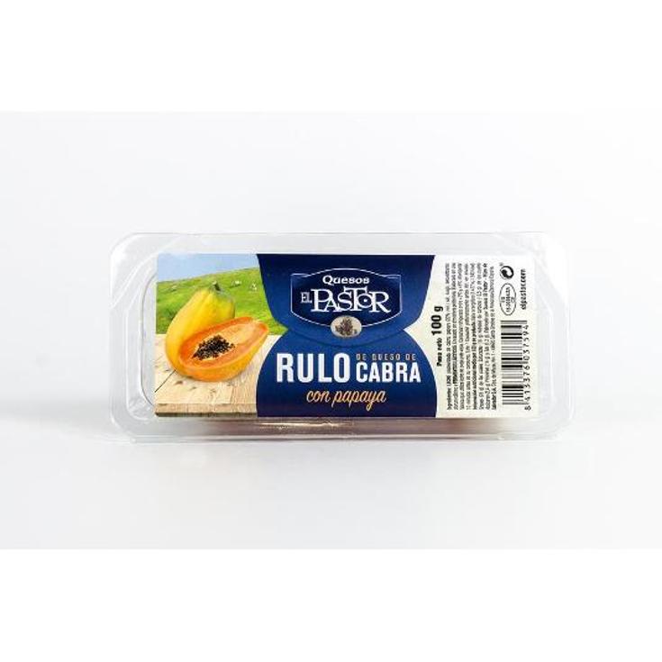 QUESO RULO DE CABRA CON PAPAYA EL PASTOR UNIDAD 100 GR