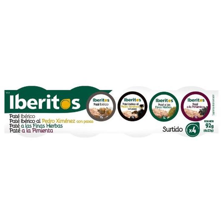 SURTIDO CREMAS UNTABLES 4X25 GR IBERITOS PACK 100 GR