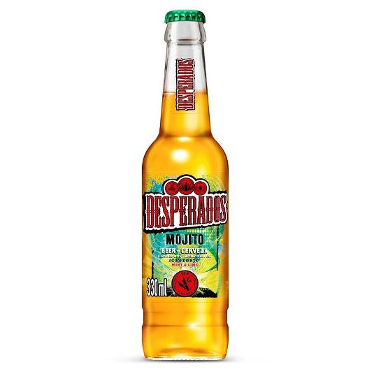 CERVEZA CON TEQUILA/MOJITO 5,9º DESPERADOS BTLLA 33 CL