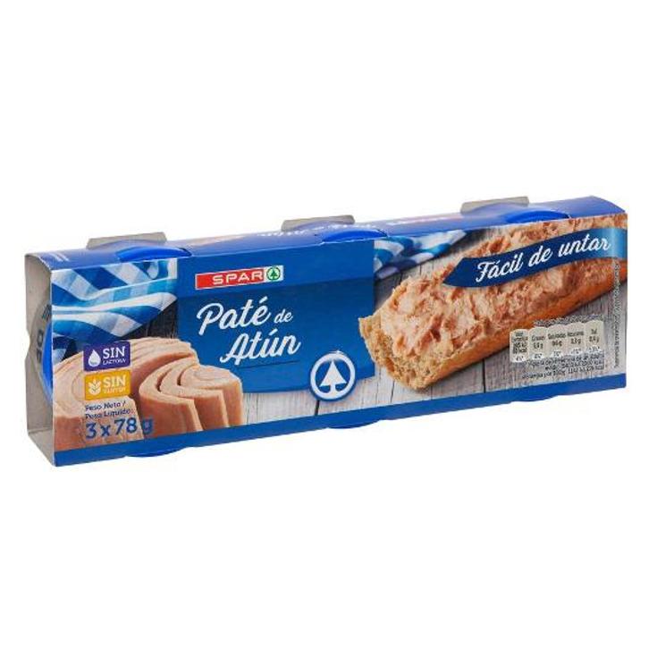 PATE DE ATUN X3 SPAR PACK 234 GR