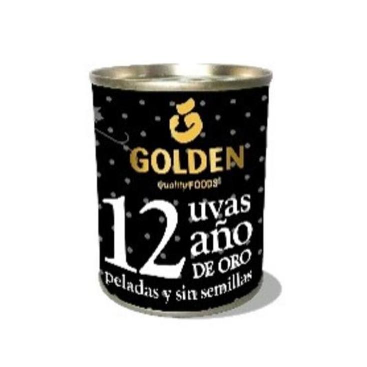 UVAS EN ALMIBAR PELADAS (12 UD) GOLDEN LATA 25 GR
