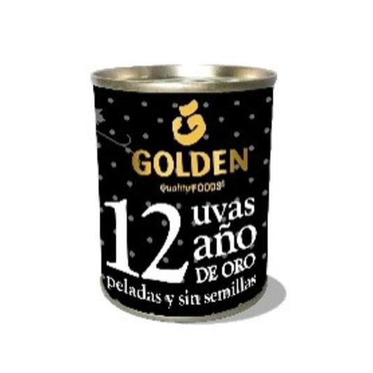 UVAS EN ALMIBAR PELADAS (12 UD) GOLDEN LATA 25 GR