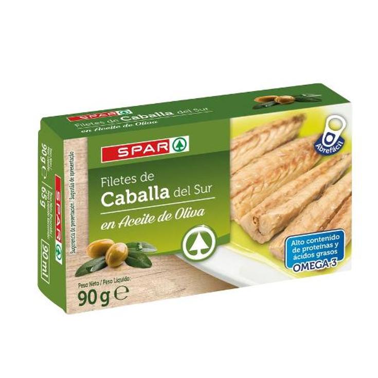 FILETE CABALLA SUR OLIVA SPAR LATA 65 GR