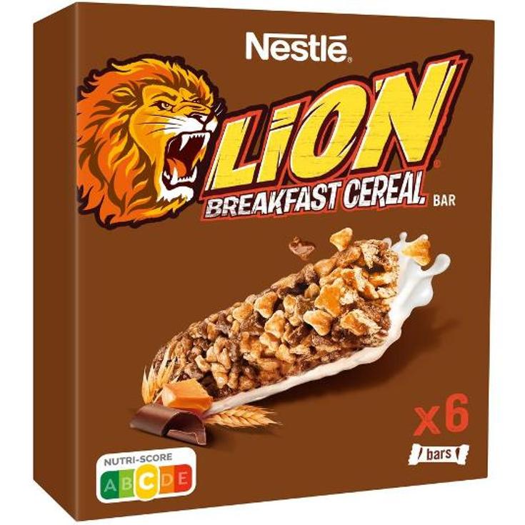 BARRITAS CEREALES 6X25 LION CAJA 150 GR