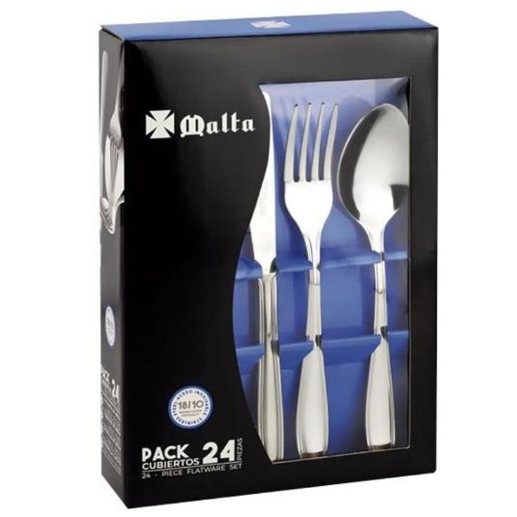 SET CUBERTERIA LUCIA 24 PIEZAS CRUZ MALTA UNIDAD