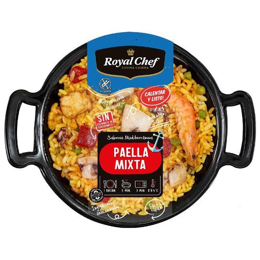 PAELLA MIXTA REFRIGERADA ROYAL CHEF UNIDAD 350 GR