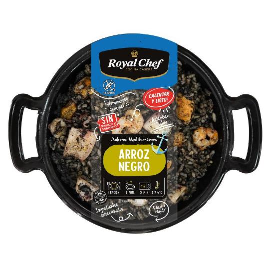 ARROZ NEGRO REFRIGERADO ROYAL CHEF UNIDAD 350 GR