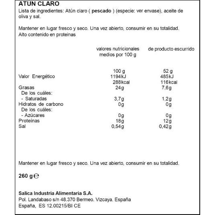 ATUN CLARO AC.OLIVA 4X52 GR. CAMPOS PACK 208 GR