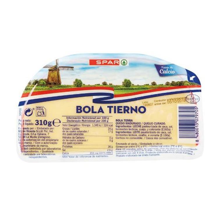 QUESO BOLA EDAM TIERNO ROYAL ORANGE CUÑA 310 GR