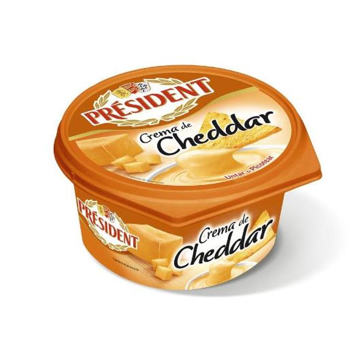 CREMA QUESO CHEDDAR PRESIDENT TRRNA 125 GR