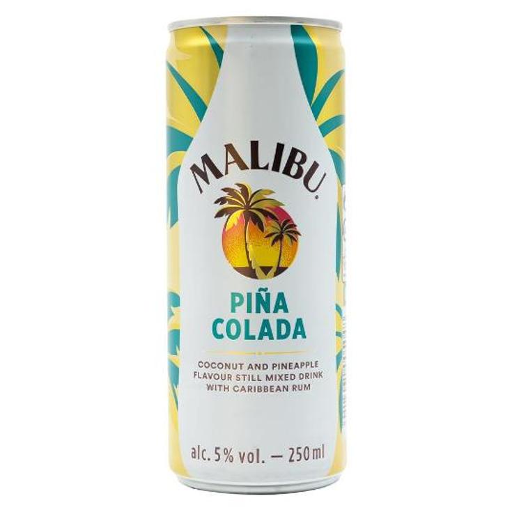 COMBINADO PIÑA COLADA 5º MALIBU LATA 25 CL