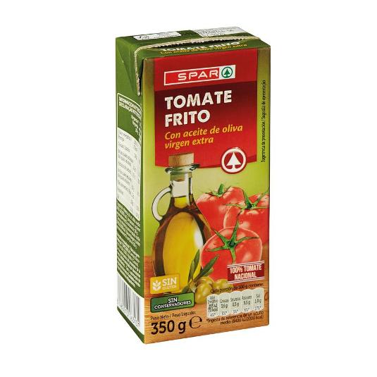 TOMATE FRITO ACEITE OLIVA SPAR BRIK 350 GR