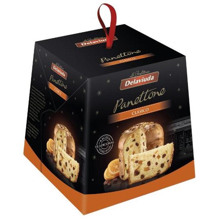 PANETTONE CON FRUTAS (CLASICO) DELAVIUDA CAJA 750 GR