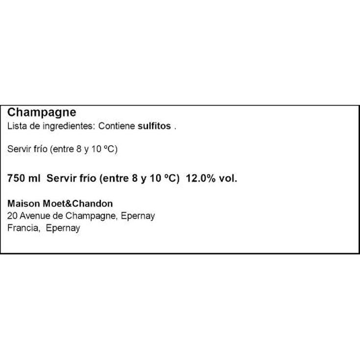 CHAMPAGNE IMPERIAL ICE 12º MOET CHANDON BTLLA 75 CL