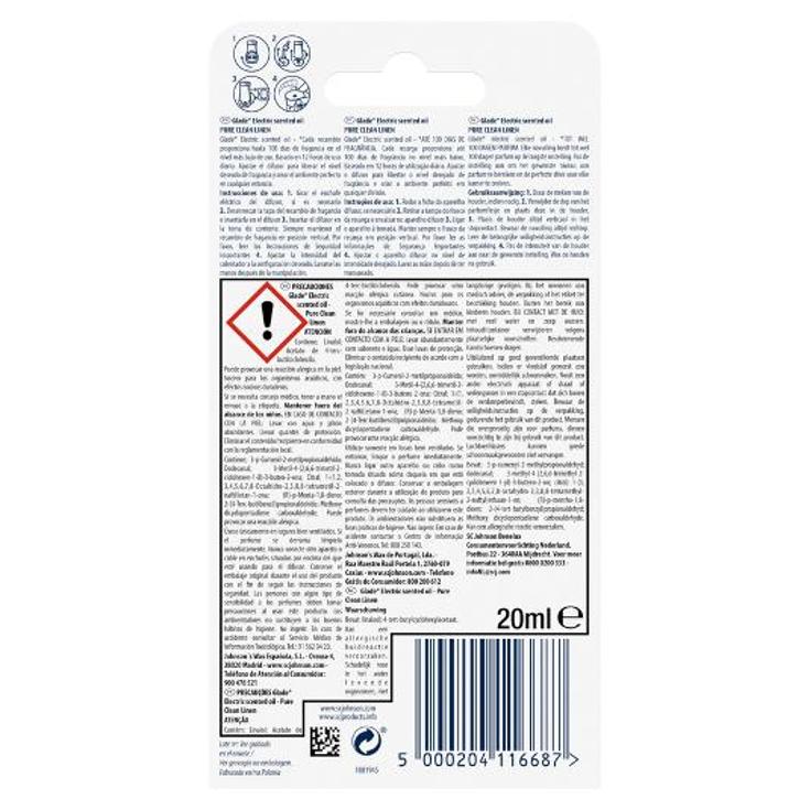 AMBIENT.REC.ELEC.ACEITE FR.ROPA GLADE BLIST 1 UD