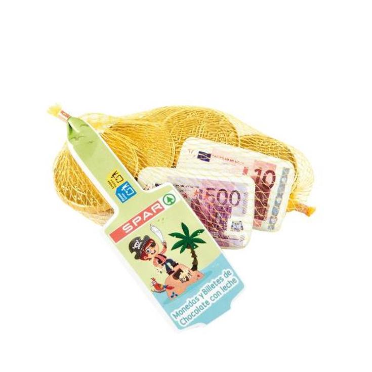 RED MONEDAS Y BILLETES CHOCOLAT SPAR BOLSA 80 GR